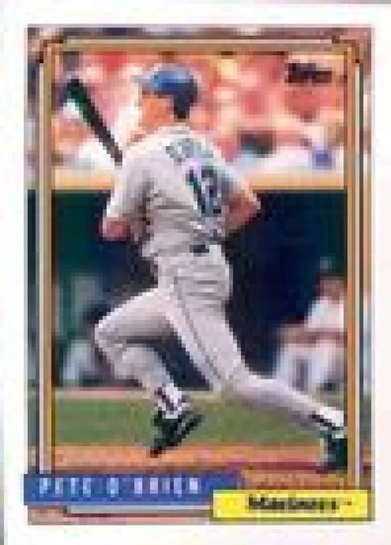 1992 Topps Micro #455 Pete O’Brien NM-MT Seattle Mariners Baseball Card - Baseball Card Single