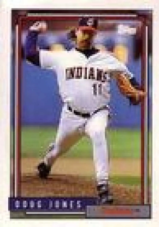 1992 Topps Micro #461 Doug Jones NM-MT Cleveland Indians Baseball Card - Baseball Card Single