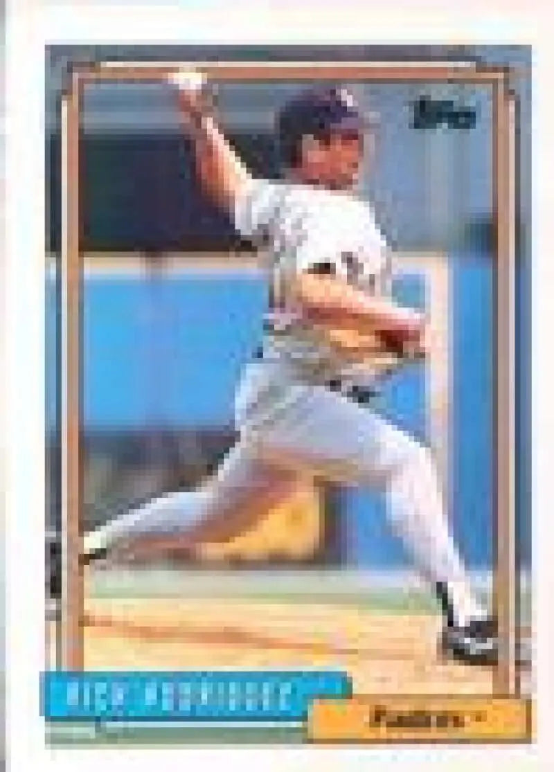 1992 Topps Micro #462 Rich Rodriguez NM-MT San Diego Padres Baseball Card - Baseball Card Single