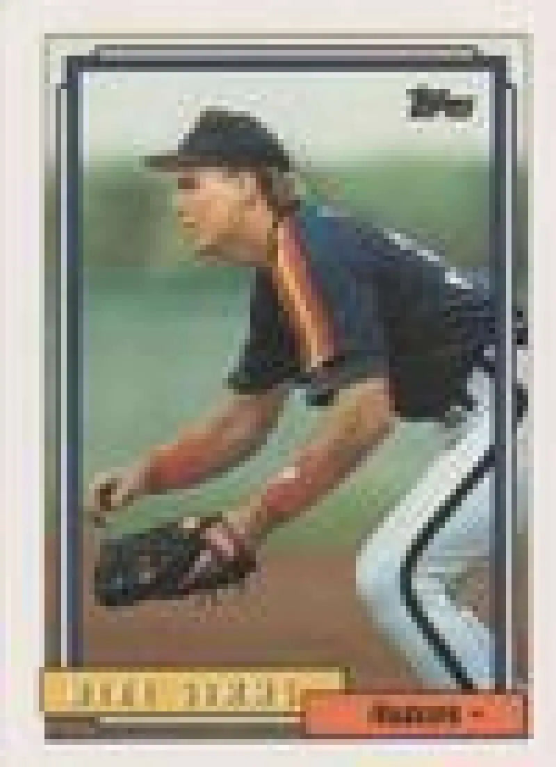 1992 Topps Micro #463 Mike Simms NM-MT Houston Astros Baseball Card - Baseball Card Single