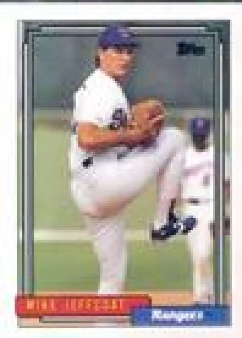 1992 Topps Micro #464 Mike Jeffcoat NM-MT Texas Rangers Baseball Card - Baseball Card Single