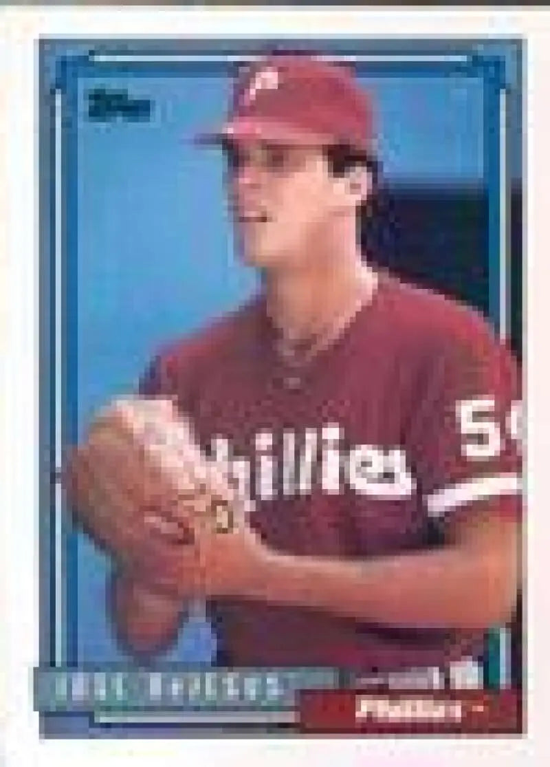 1992 Topps Micro #471 Jose DeJesus NM-MT Philadelphia Phillies Baseball Card - Baseball Card Single
