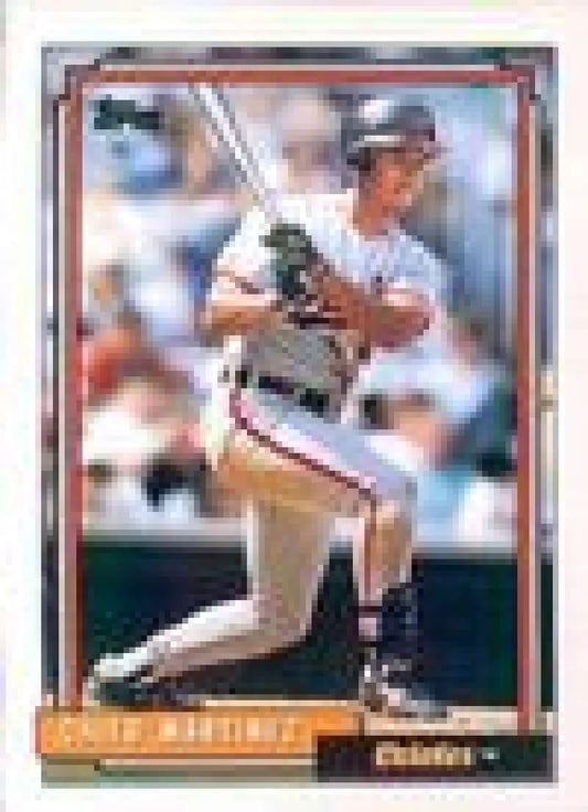 1992 Topps Micro #479 Chito Martinez NM-MT Baltimore Orioles Baseball Card - Baseball Card Single
