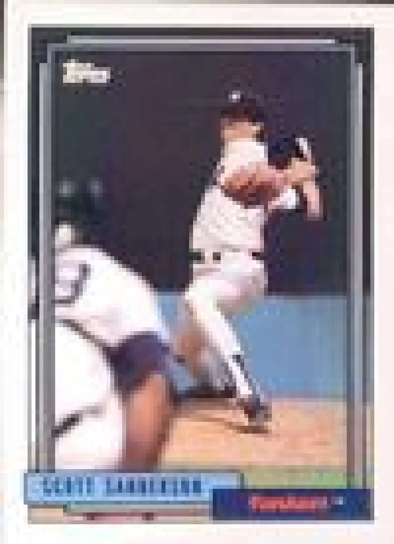 1992 Topps Micro #480 Scott Sanderson NM-MT New York Yankees Baseball Card - Baseball Card Single