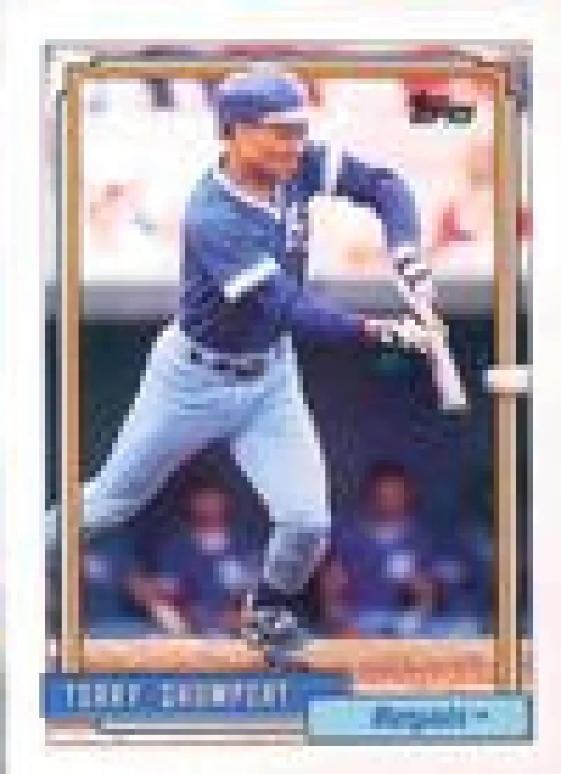 1992 Topps Micro #483 Terry Shumpert NM-MT Kansas City Royals Baseball Card - Baseball Card Single