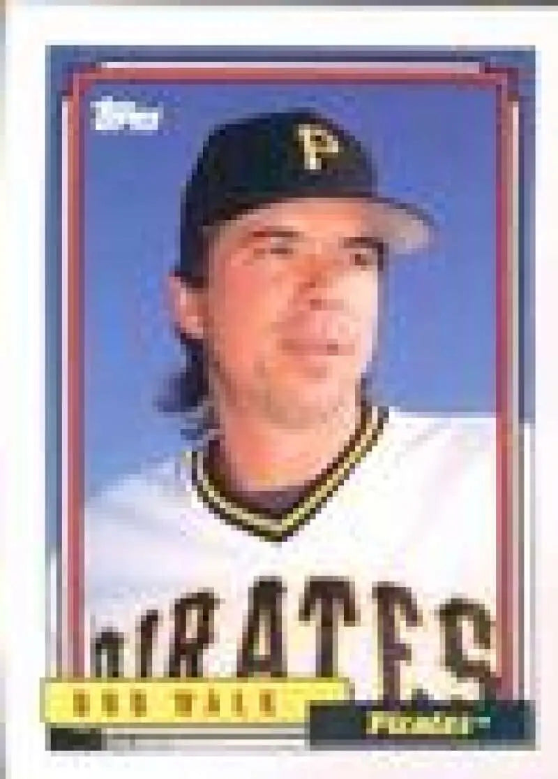 1992 Topps Micro #486 Bob Walk NM-MT Pittsburgh Pirates Baseball Card - Baseball Card Single