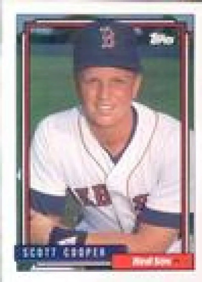 1992 Topps Micro #488 Scott Cooper NM-MT Boston Red Sox Baseball Card - Baseball Card Single