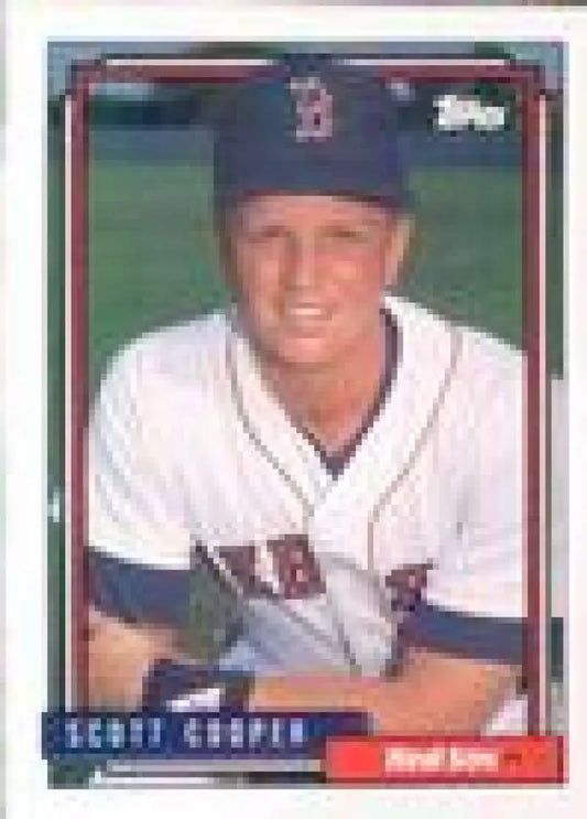 1992 Topps Micro #488 Scott Cooper NM-MT Boston Red Sox Baseball Card - Baseball Card Single