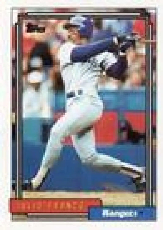 1992 Topps Micro #490 Julio Franco NM-MT Texas Rangers Baseball Card - Baseball Card Single