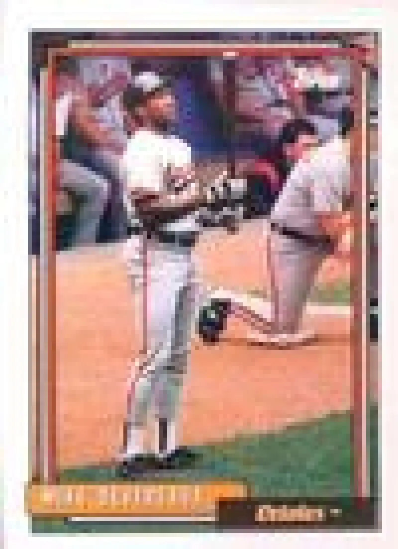 1992 Topps Micro #492 Mike Devereaux NM-MT Baltimore Orioles Baseball Card - Baseball Card Single