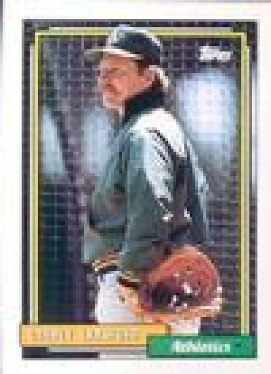 1992 Topps Micro #495 Carney Lansford NM-MT Oakland Athletics Baseball Card - Baseball Card Single