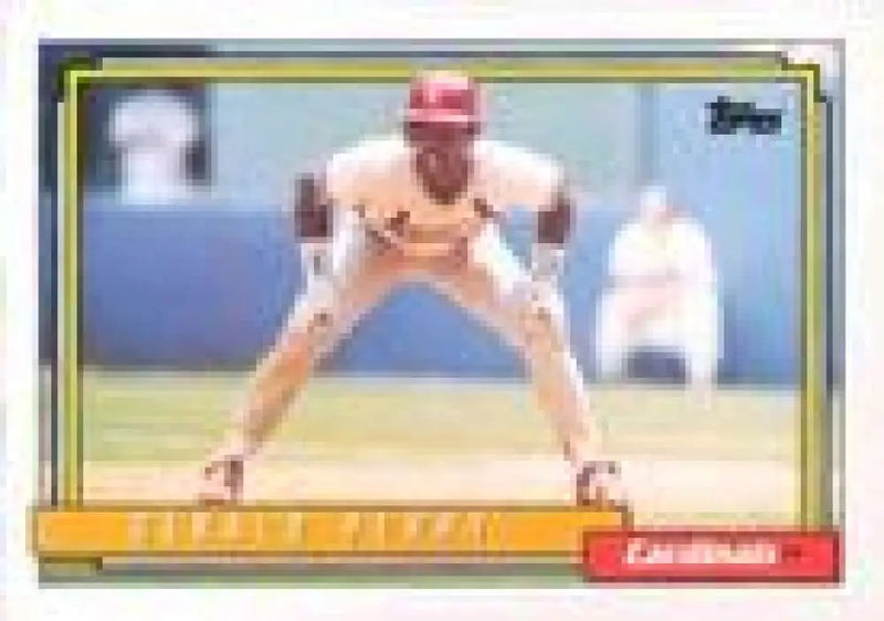 1992 Topps Micro #498 Gerald Perry NM-MT St. Louis Cardinals Baseball Card - Baseball Card Single