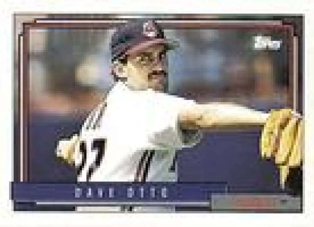 1992 Topps Micro #499 Dave Otto NM-MT Cleveland Indians Baseball Card - Baseball Card Single