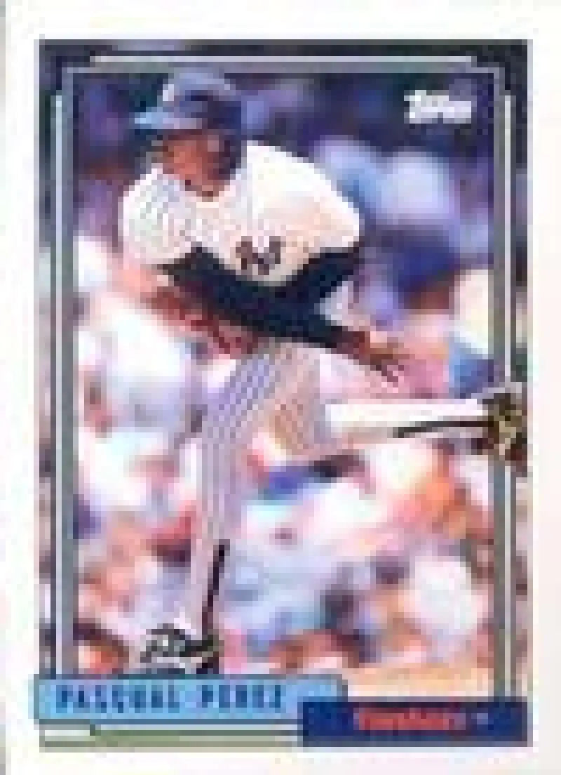 1992 Topps Micro #503 Pascual Perez NM-MT New York Yankees Baseball Card - Baseball Card Single