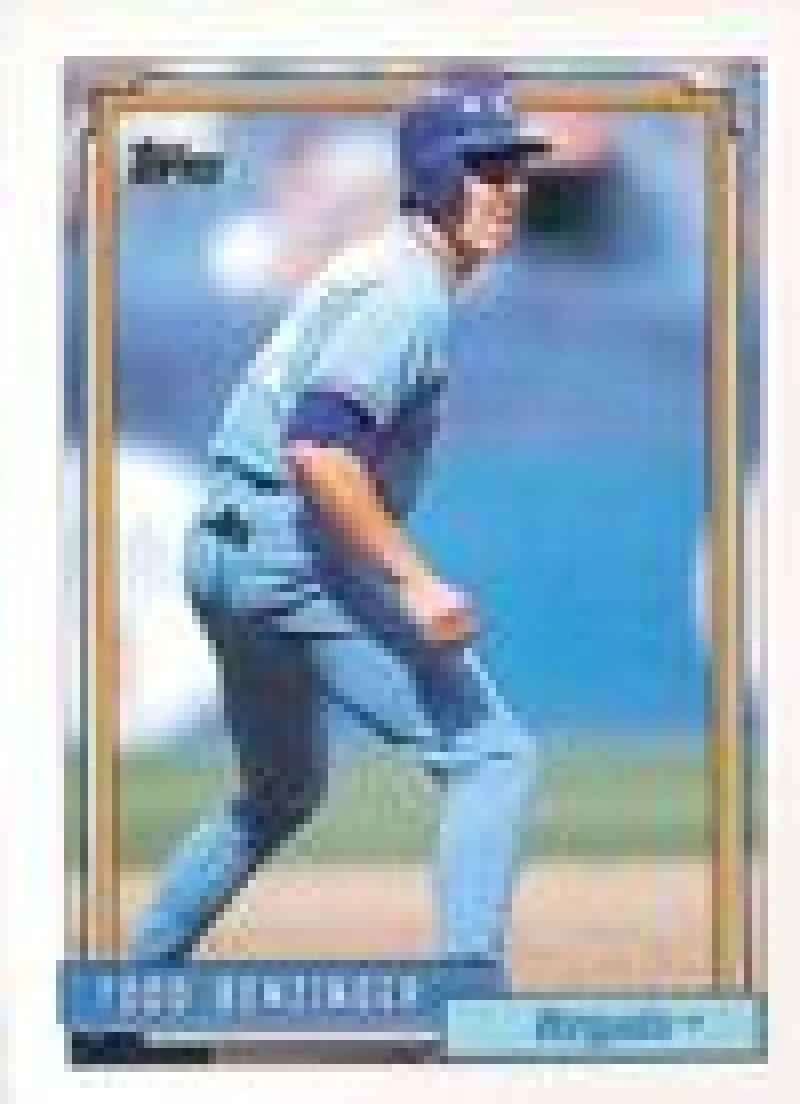 1992 Topps Micro #506 Todd Benzinger NM-MT Kansas City Royals Baseball Card - Baseball Card Single