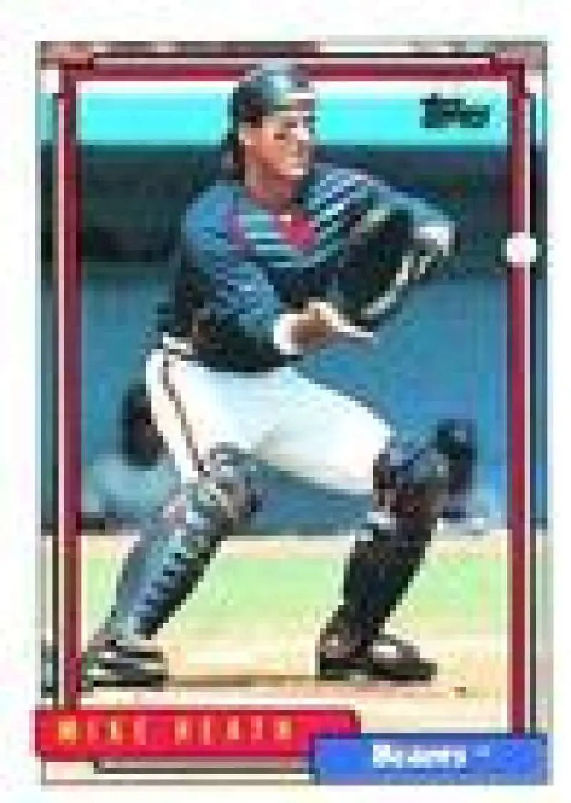 1992 Topps Micro #512 Mike Heath NM-MT Atlanta Braves Baseball Card - Baseball Card Single