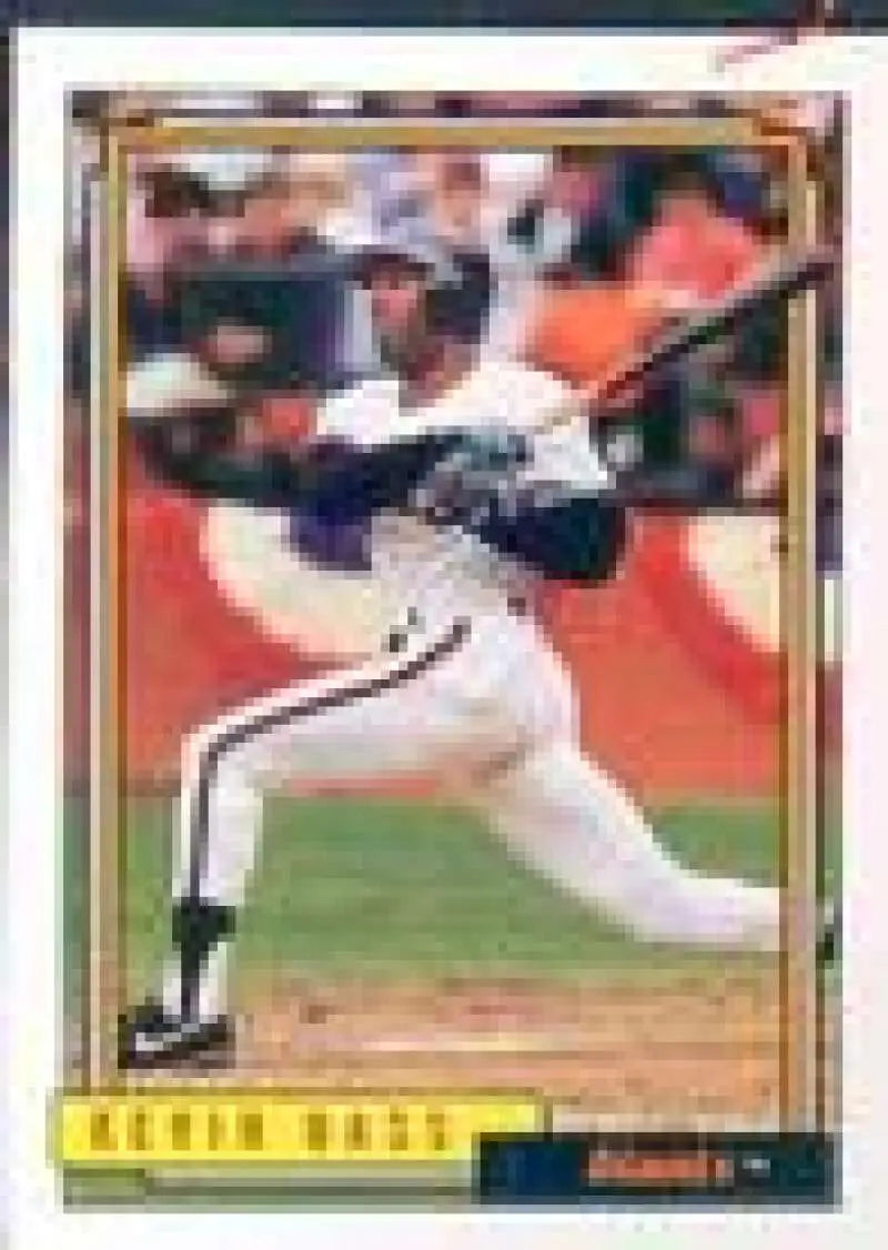 1992 Topps Micro #513 Kevin Bass NM-MT San Francisco Giants Baseball Card - Baseball Card Single