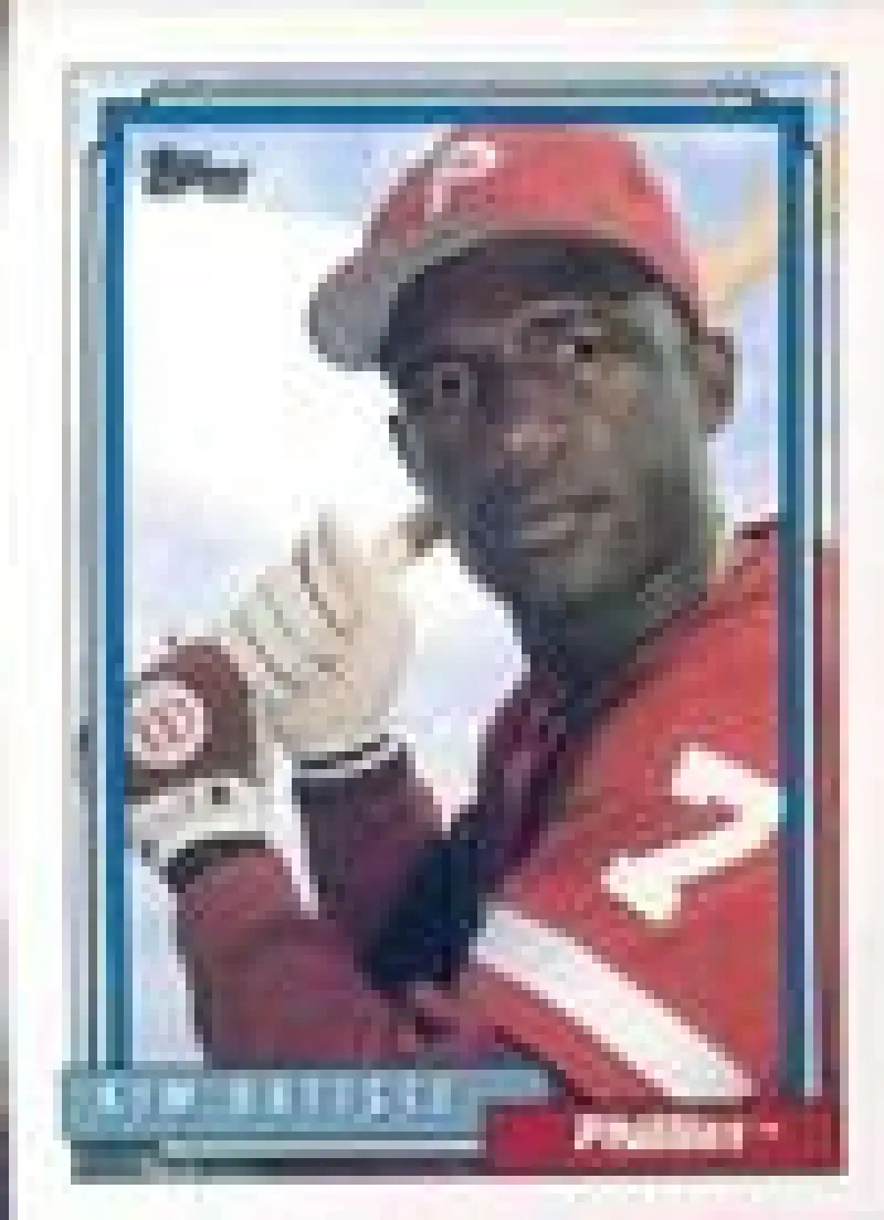 1992 Topps Micro #514 Kim Batiste NM-MT Philadelphia Phillies Baseball Card - Baseball Card Single