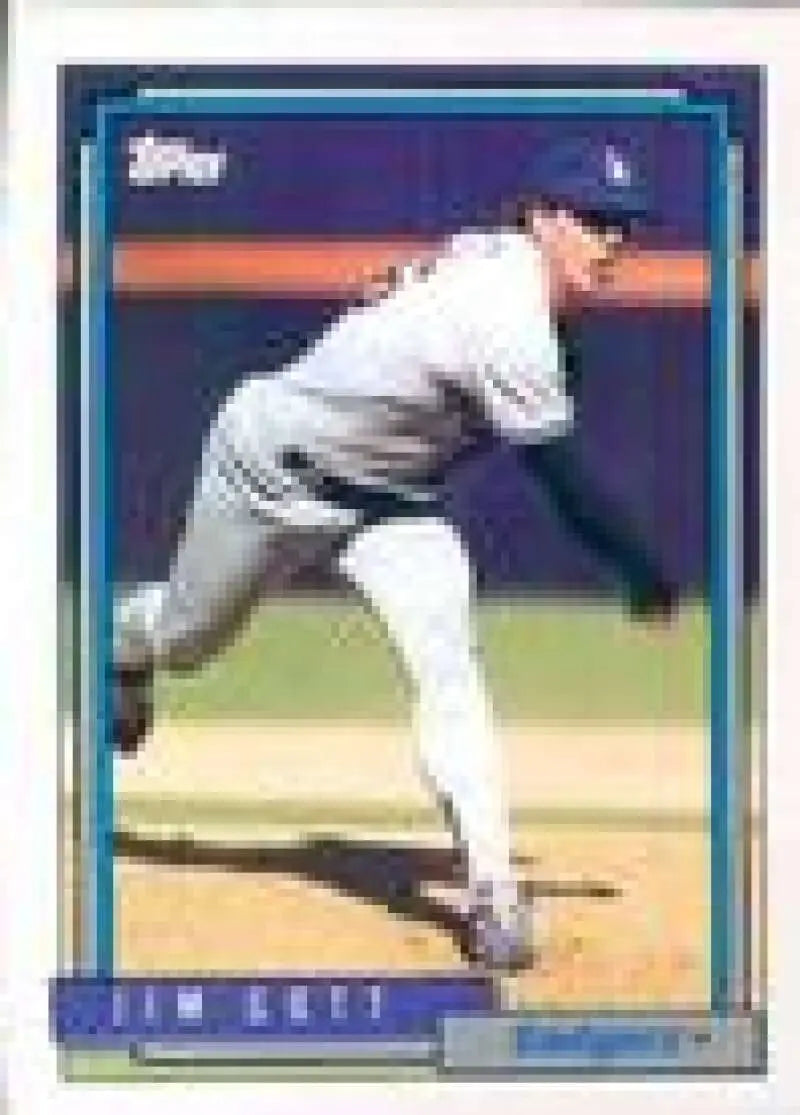 1992 Topps Micro #517 Jim Gott NM-MT Los Angeles Dodgers Baseball Card - Baseball Card Single
