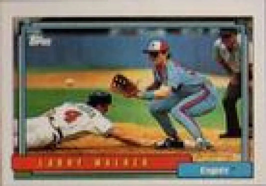 1992 Topps Micro #531 Larry Walker NM-MT Montreal Expos Baseball Card - Baseball Card Single