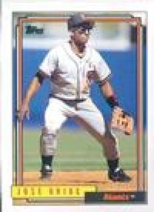 1992 Topps Micro #538 Jose Uribe NM-MT San Francisco Giants Baseball Card - Baseball Card Single