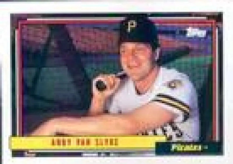 1992 Topps Micro #545 Andy Van Slyke NM-MT Pittsburgh Pirates Baseball Card - Baseball Card Single