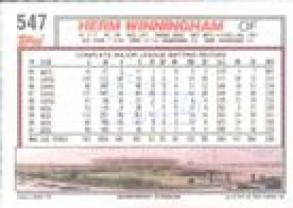 1992 Topps Micro #547 Herm Winningham NM-MT Cincinnati Reds Baseball Card - Baseball Card Single