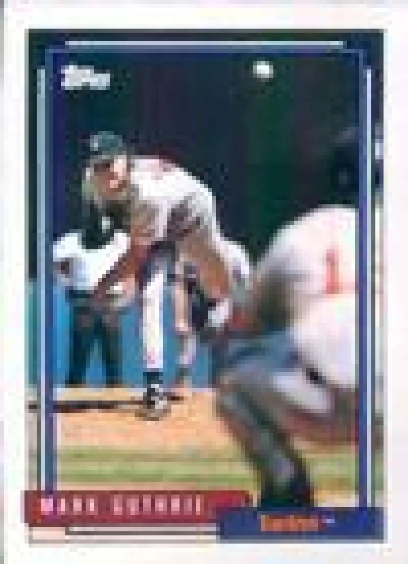 1992 Topps Micro #548 Mark Guthrie NM-MT Minnesota Twins Baseball Card - Baseball Card Single