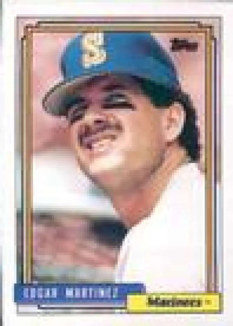 1992 Topps Micro #553 Edgar Martinez NM-MT Seattle Mariners Baseball Card - Baseball Card Single
