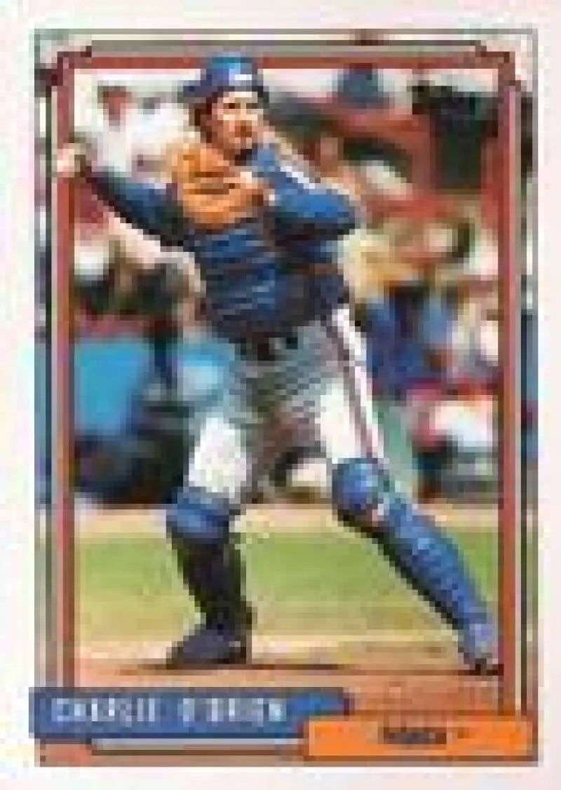 1992 Topps Micro #56 Charlie O’Brien NM-MT New York Mets Baseball Card - Baseball Card Single
