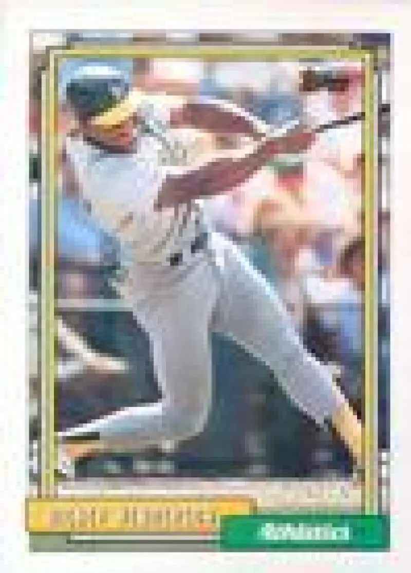 1992 Topps Micro #560 Rickey Henderson NM-MT Oakland Athletics Baseball Card - Baseball Card Single