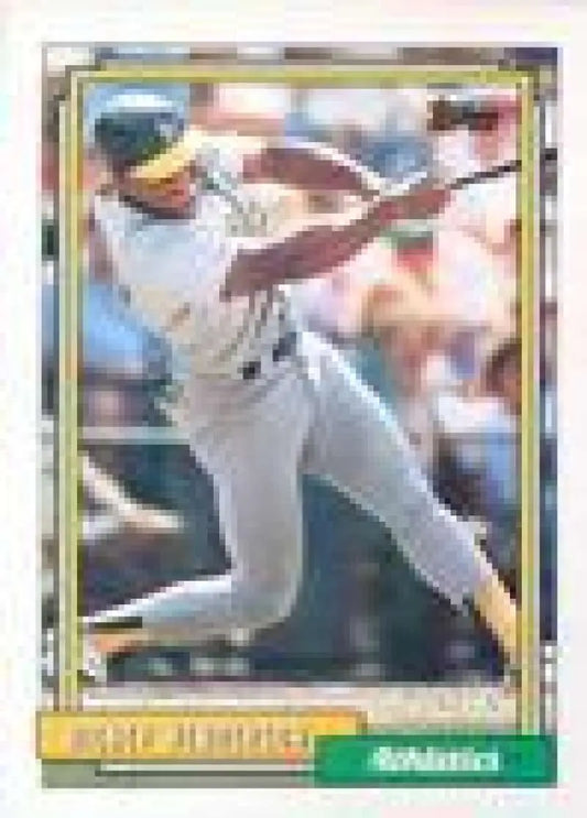 1992 Topps Micro #560 Rickey Henderson NM-MT Oakland Athletics Baseball Card - Baseball Card Single