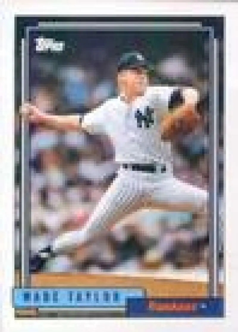 1992 Topps Micro #562 Wade Taylor NM-MT New York Yankees Baseball Card - Baseball Card Single