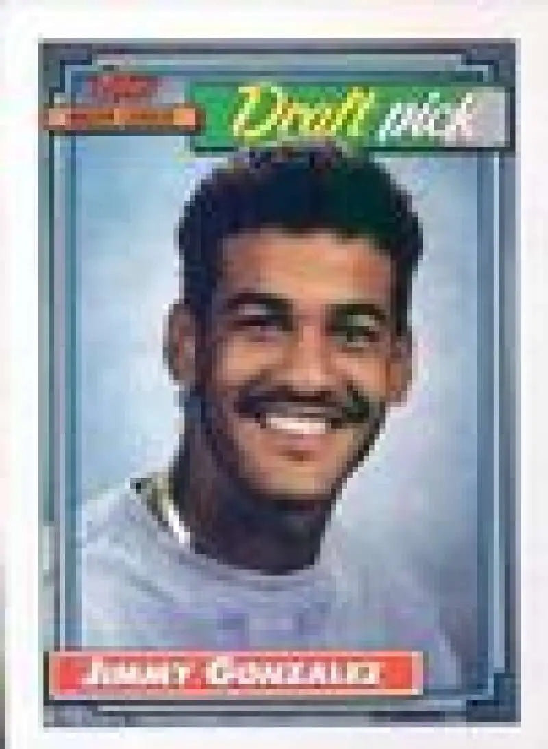 1992 Topps Micro #564 Jimmy Gonzalez NM-MT RC Rookie Houston Astros Baseball Card - Baseball Card Single