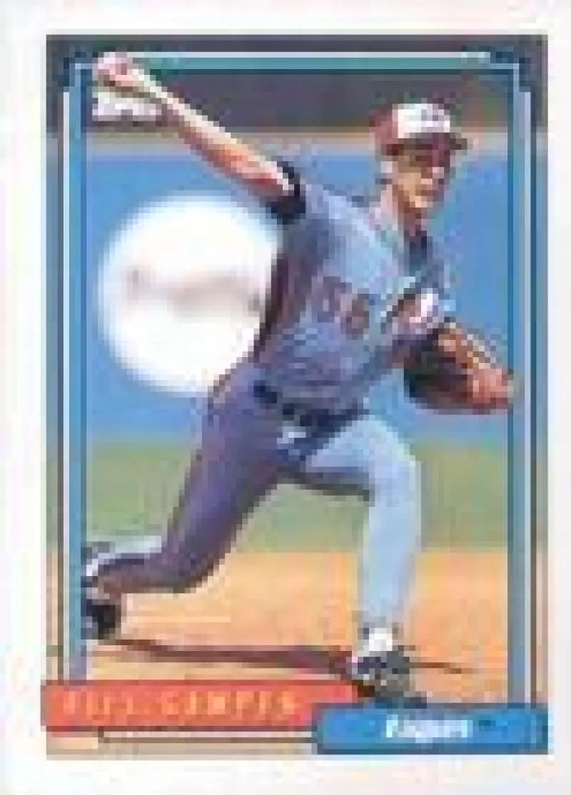 1992 Topps Micro #566 Bill Sampen NM-MT Montreal Expos Baseball Card - Baseball Card Single