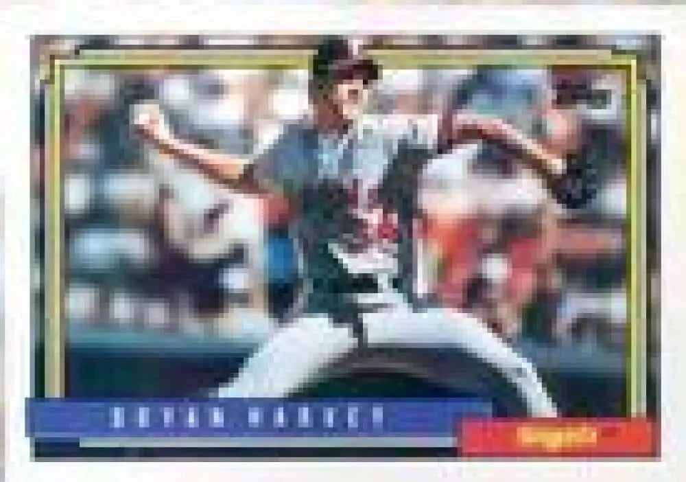 1992 Topps Micro #568 Bryan Harvey NM-MT California Angels Baseball Card - Baseball Card Single