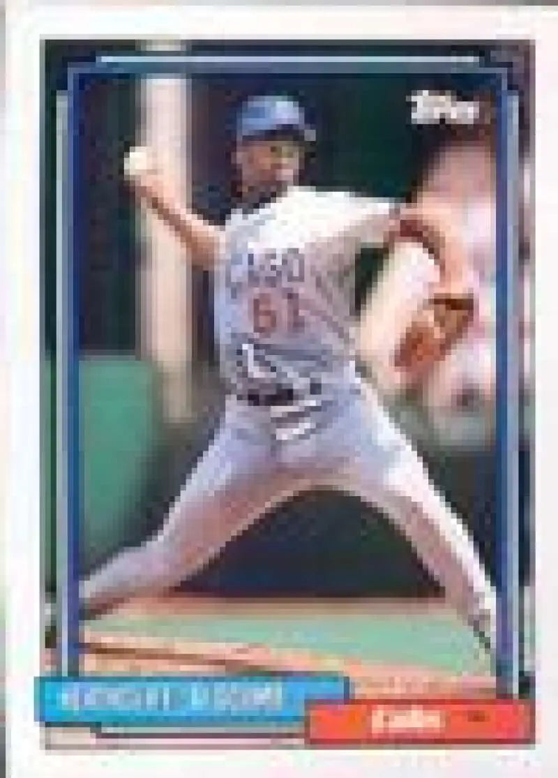 1992 Topps Micro #576 Heathcliff Slocumb NM-MT Chicago Cubs Baseball Card - Baseball Card Single
