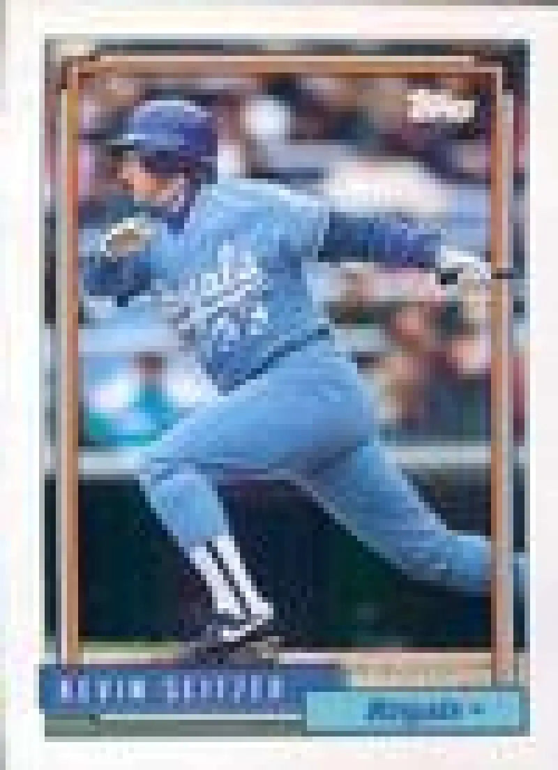 1992 Topps Micro #577 Kevin Seitzer NM-MT Kansas City Royals Baseball Card - Baseball Card Single