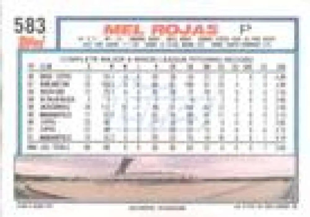 1992 Topps Micro #583 Mel Rojas NM-MT Montreal Expos Baseball Card - Baseball Card Single