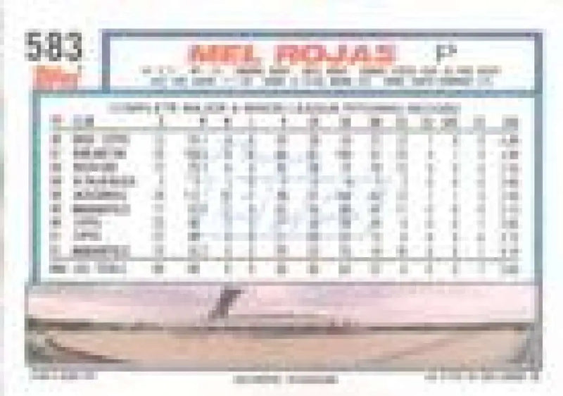 1992 Topps Micro #583 Mel Rojas NM-MT Montreal Expos Baseball Card - Baseball Card Single