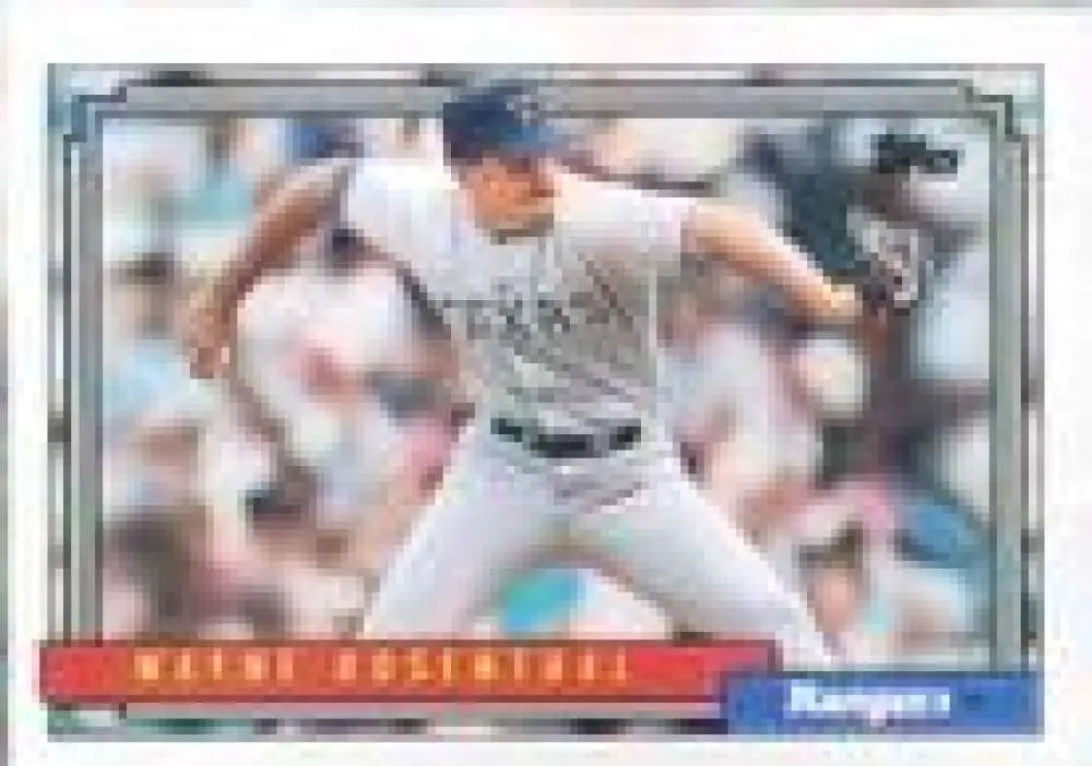1992 Topps Micro #584 Wayne Rosenthal NM-MT RC Rookie Texas Rangers Baseball Card - Baseball Card Single