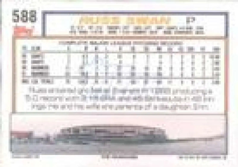 1992 Topps Micro #588 Russ Swan NM-MT Seattle Mariners Baseball Card - Baseball Card Single