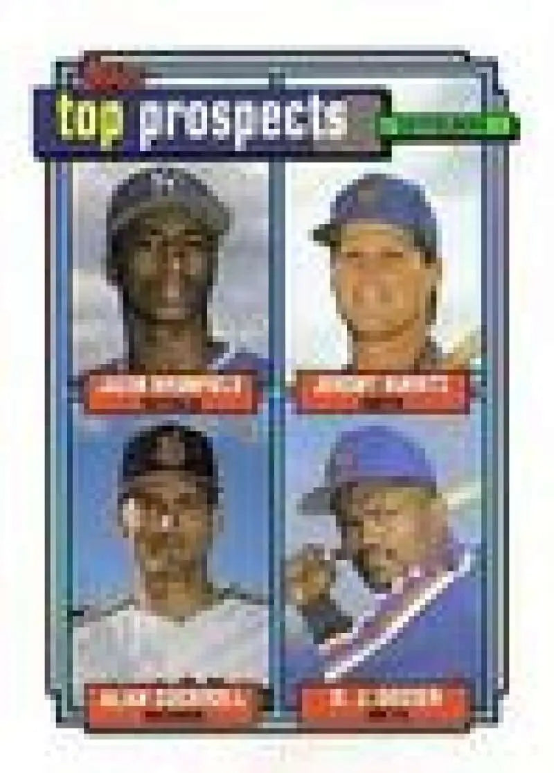 1992 Topps Micro #591 Jacob Brumfield/Jeromy Burnitz/Alan Cockrell/D.J. Dozier NM-MT RC Rookie Kansas City Royals/New