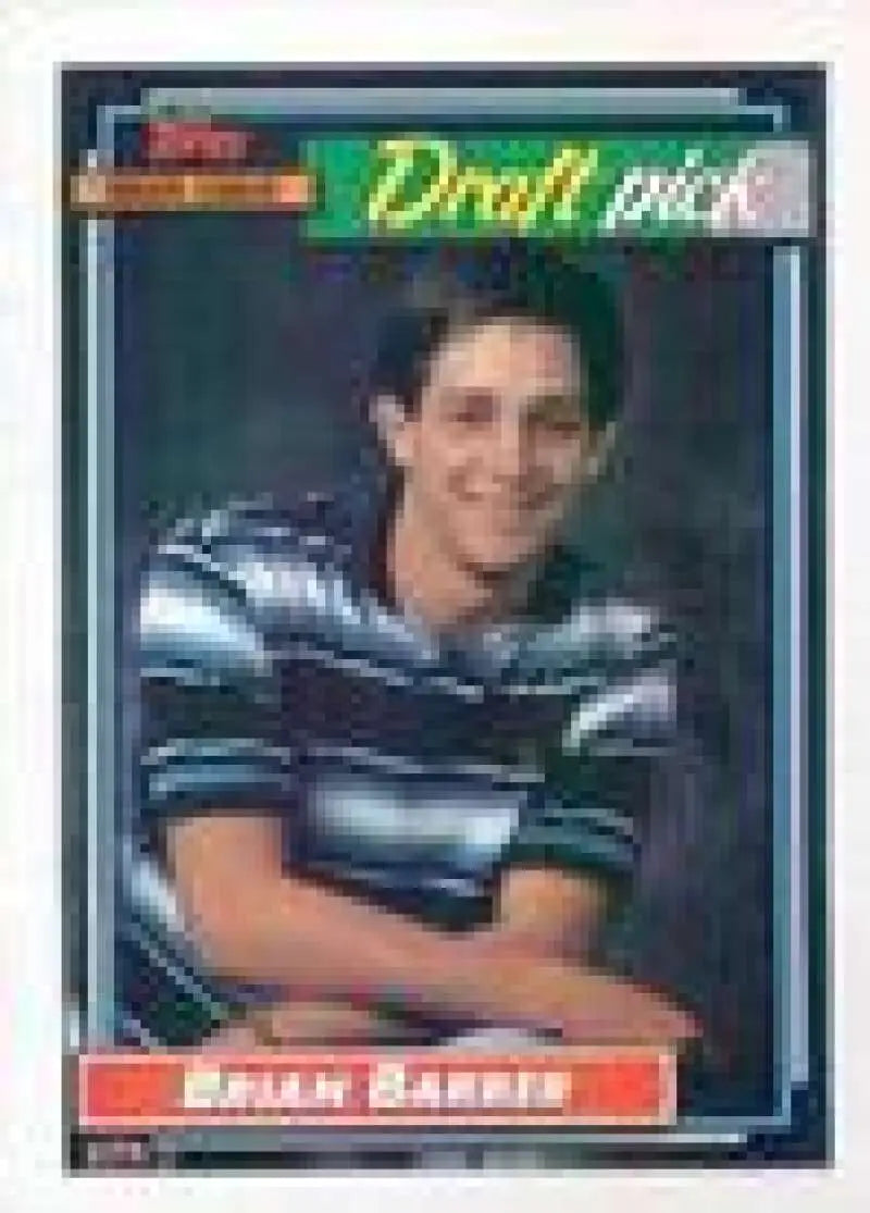 1992 Topps Micro #594 Brian Barber NM-MT RC Rookie St. Louis Cardinals Baseball Card - Baseball Card Single