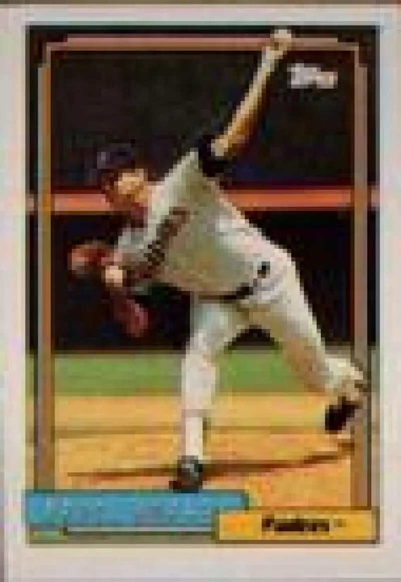 1992 Topps Micro #595 Bruce Hurst NM-MT San Diego Padres Baseball Card - Baseball Card Single