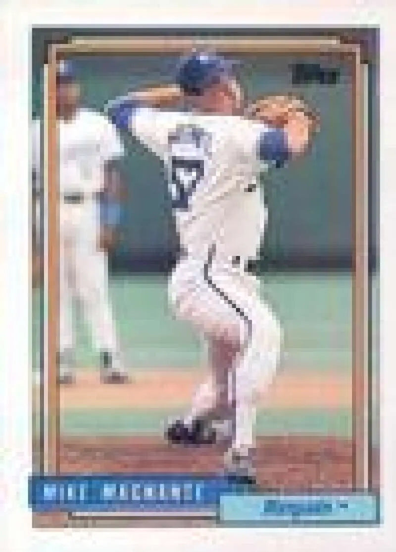 1992 Topps Micro #597 Mike Magnante NM-MT RC Rookie Kansas City Royals Baseball Card - Baseball Card Single