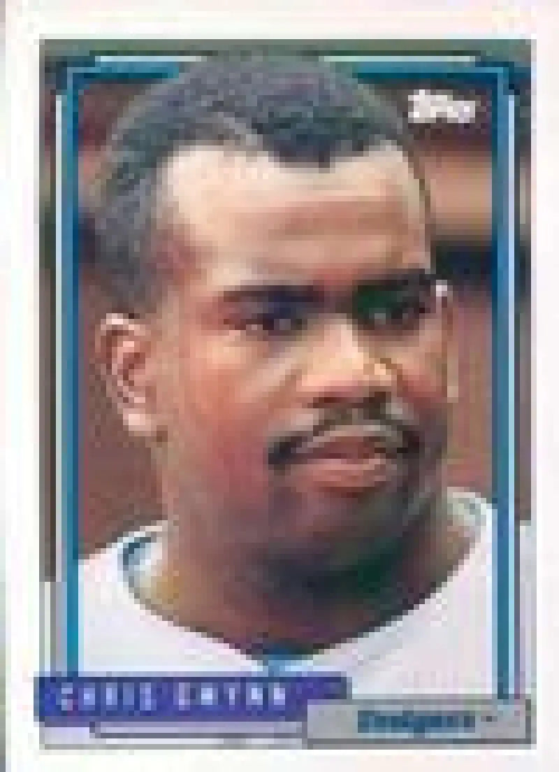 1992 Topps Micro #604 Chris Gwynn NM-MT Los Angeles Dodgers Baseball Card - Baseball Card Single