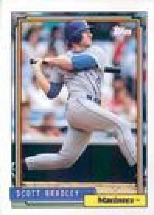 1992 Topps Micro #608 Scott Bradley NM-MT Seattle Mariners Baseball Card - Baseball Card Single