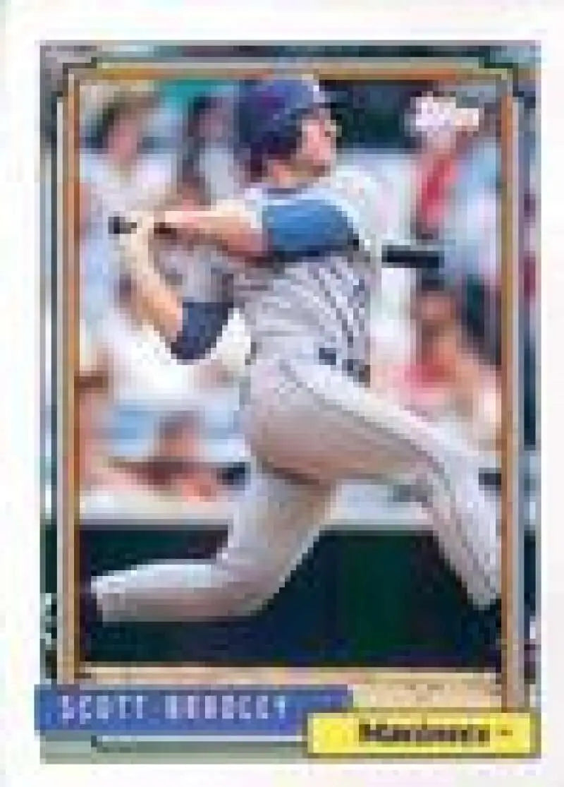 1992 Topps Micro #608 Scott Bradley NM-MT Seattle Mariners Baseball Card - Baseball Card Single