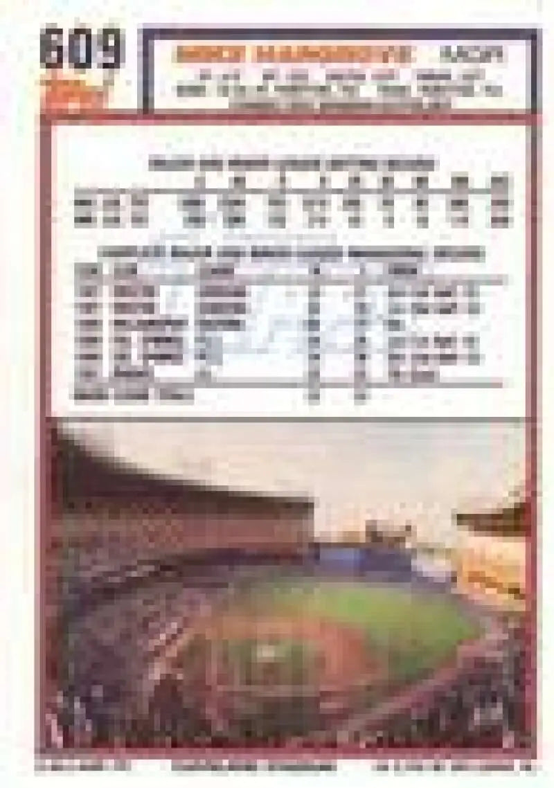 1992 Topps Micro #609 Mike Hargrove NM-MT Cleveland Indians Baseball Card - Baseball Card Single